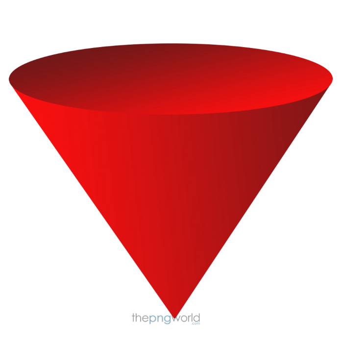 Cone Shape Transparent 3D HD PNG cone,shape,geometry,maths,round,triangle,vector,png,3D